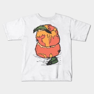 Peaches on top Kids T-Shirt